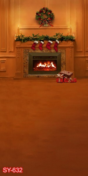 10’x20′ CP Christmas Season Scenic Microfiber Fabric background backdrop SY632