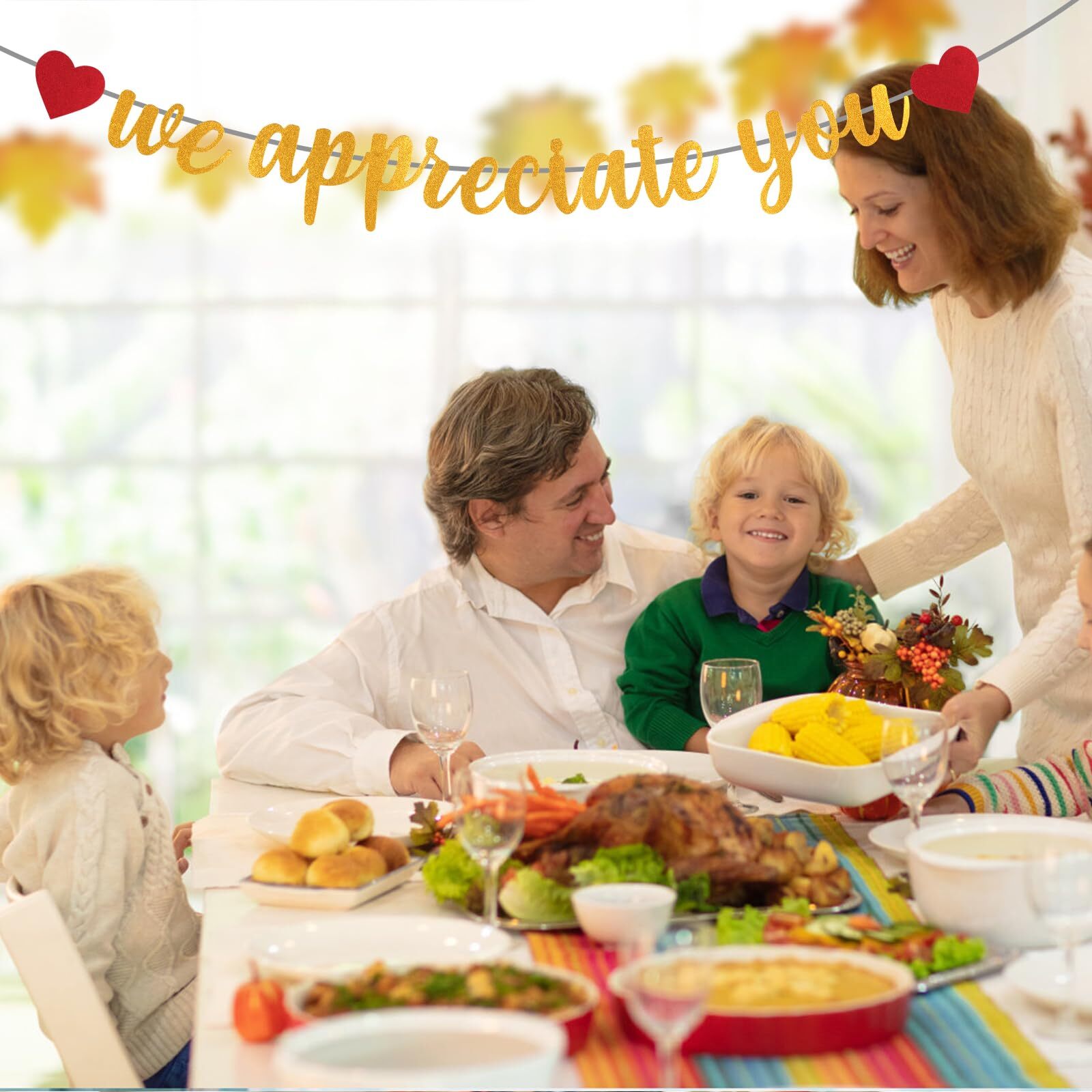 We Appreciate You Banner Glitter Appreciation Backdrop for Doctor Nurse Teacher