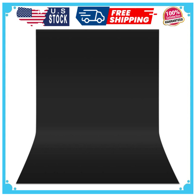 Black Backdrop, 10×20 ft Large Photo Backdrop Curtain for ft,