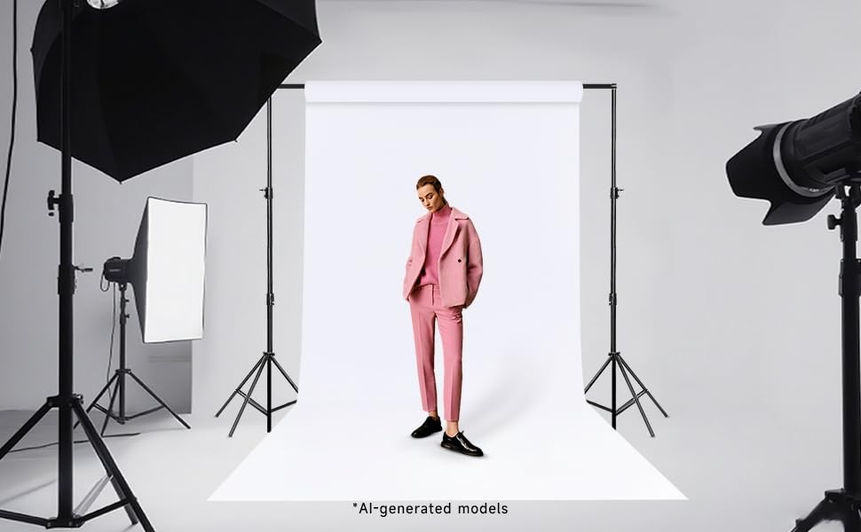 YSKE-Seamless White Paper Backdrop Roll for 92”x36′, Arctic