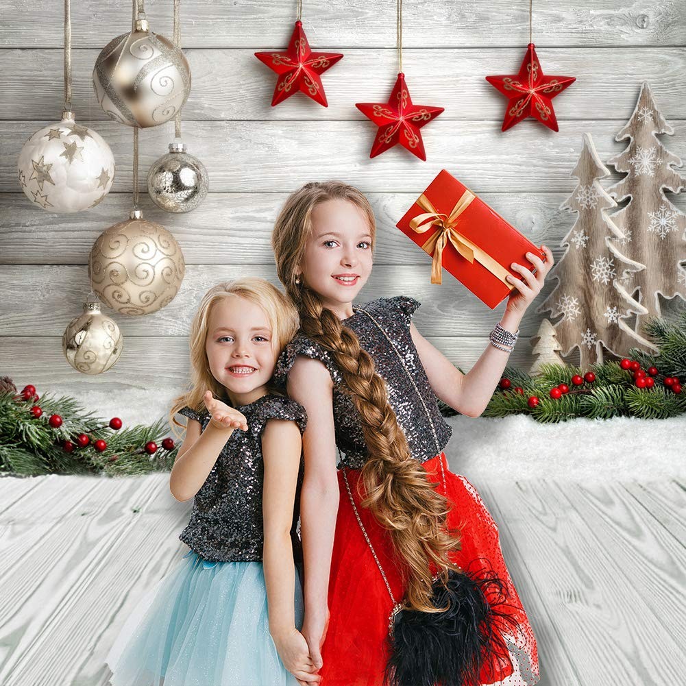 8x8FT Seamless Christmas Theme Pictorial Cloth Photography Backdrop Background