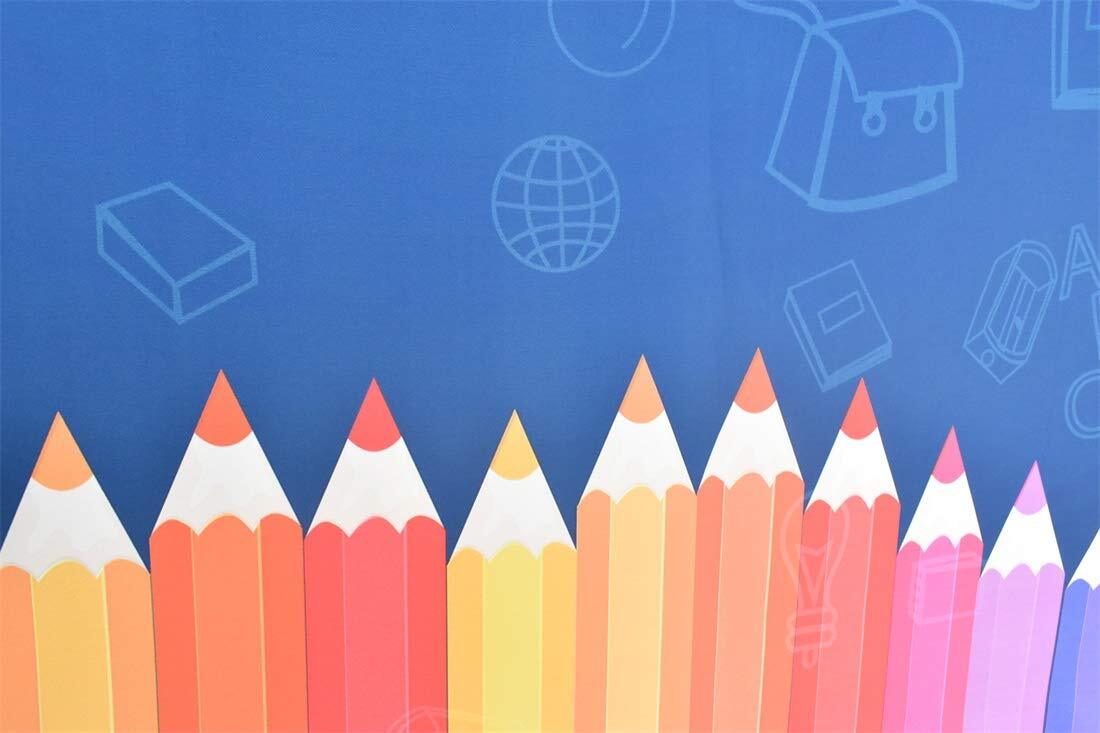 Back to School Photography Background 6x4ft Classroom Blackboard Backdrop