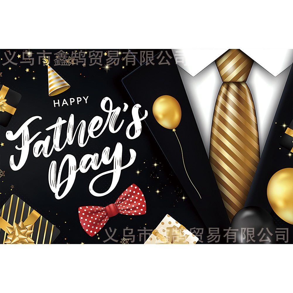 Happy Father’s Day Backdrop Banner Feliz Dia Del Padre Party Photo Background