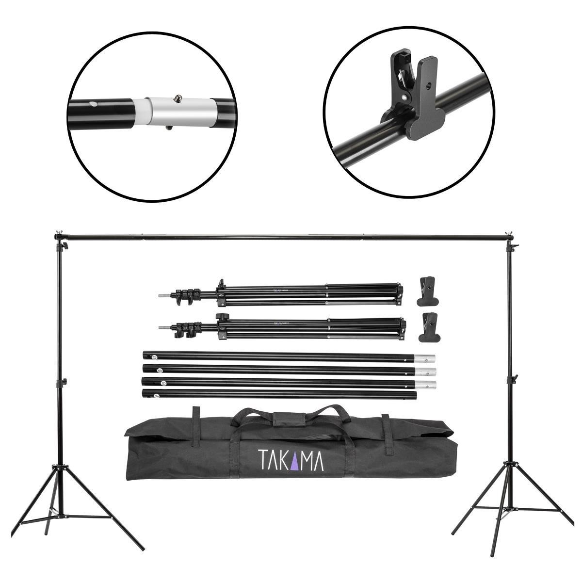 Westcott 9 x 10ft Green Screen Cotton Background W/10′ Background Support System