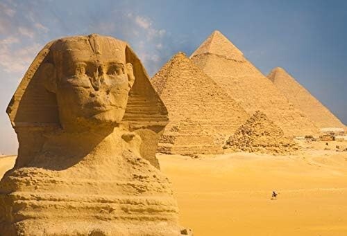 10x8ft Egyptian Pyramids Backdrop for Photography Ancient Egypt Sphinx studio