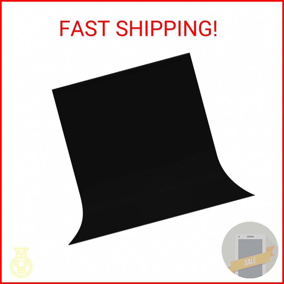 DUYIKJ Black Backdrop Background,10 X 7 FT Large Photography Backdrop Photo Phot