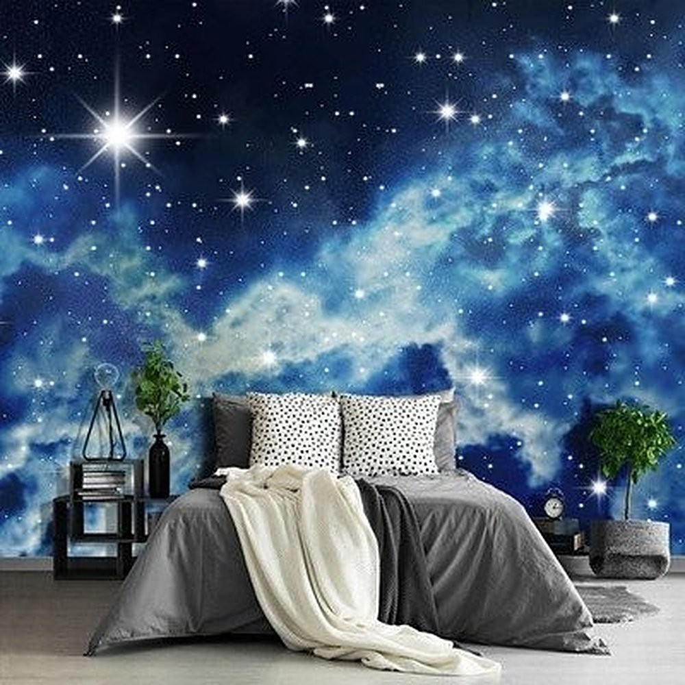 Fightal Kids Galaxy Solar System Mural 108×75″ Fabric #R024