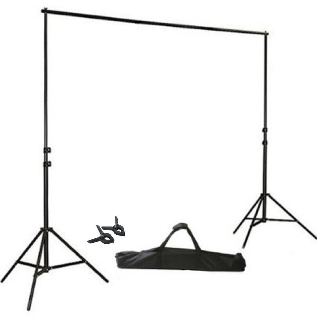 Adjustable Backdrop Stand Kit 8×10 ft Photo Booth Wedding Background Frame