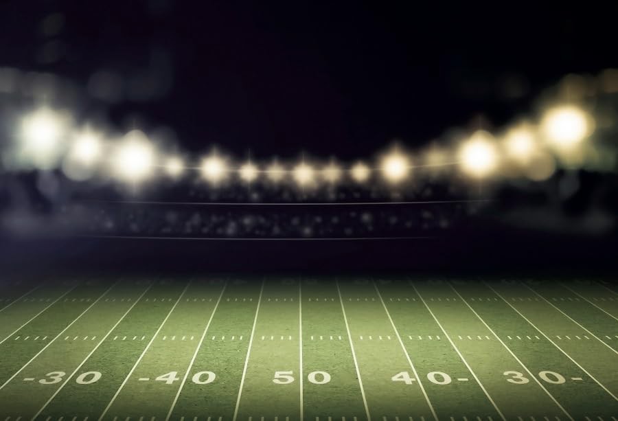 Football Stadium Backdrop 10x8ft Fabric Kids Theme Game Day Party