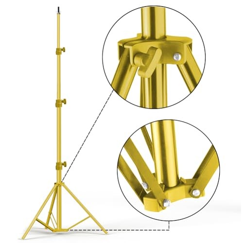 Backdrop Stand – Titanium Gold 10×8.5ft(WxH) Photo Studio Adjustable