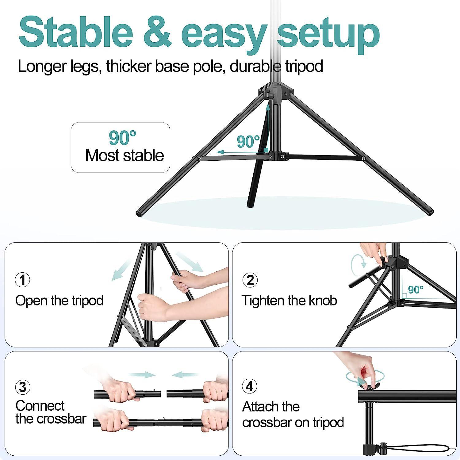 Backdrop Stand 8.5 X 10 Ft Photo Backdrop Stand, Adjustable Photography NEW
