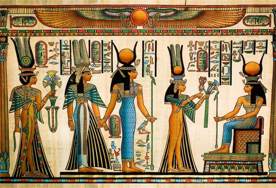 5X3Ft Gods of Egypt Backdrop for Photography Egyptian Decor Ancient Egyptian Myt