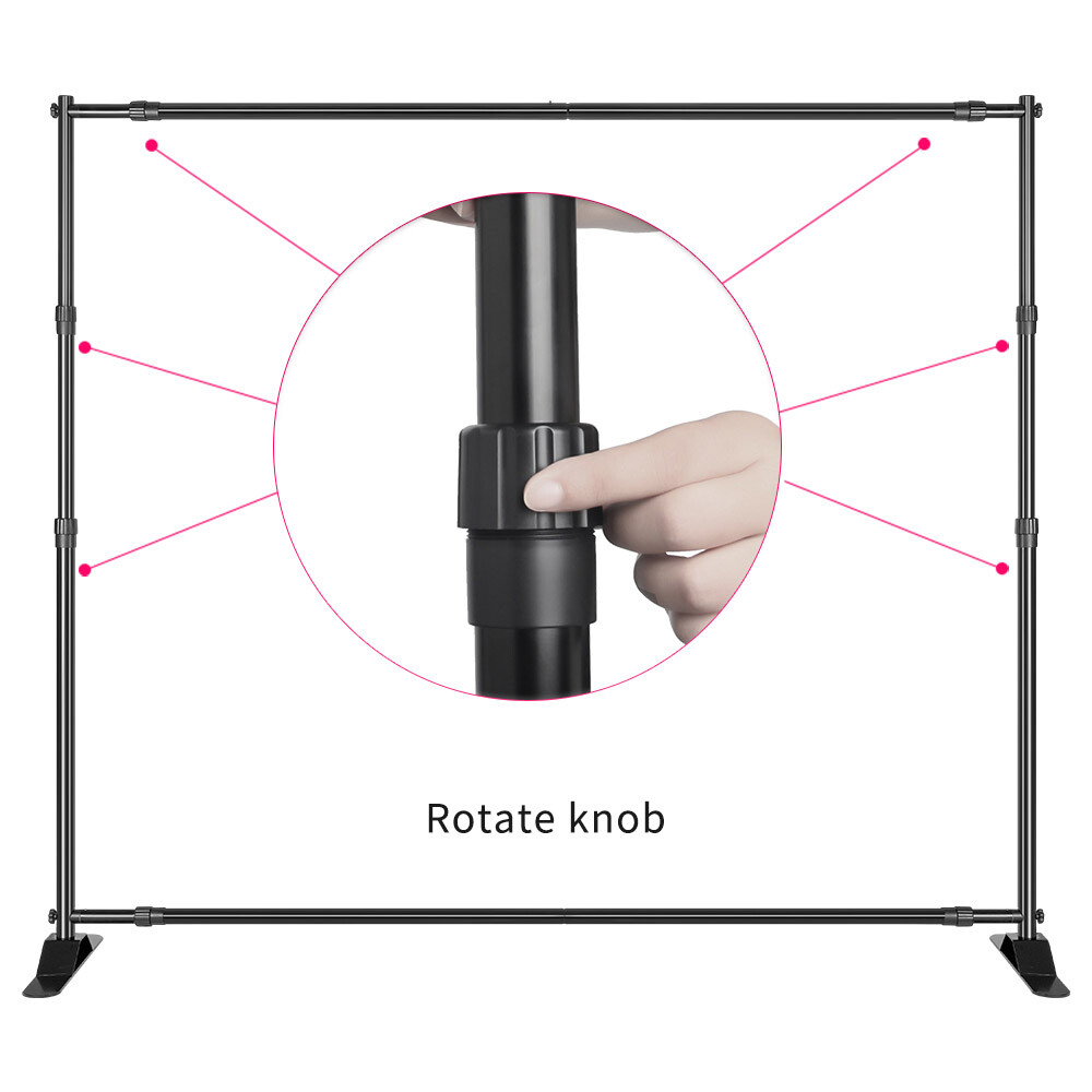 2.7 * 3.4 Meters/8.9 * 11.2ft Photography Background Support G2K9