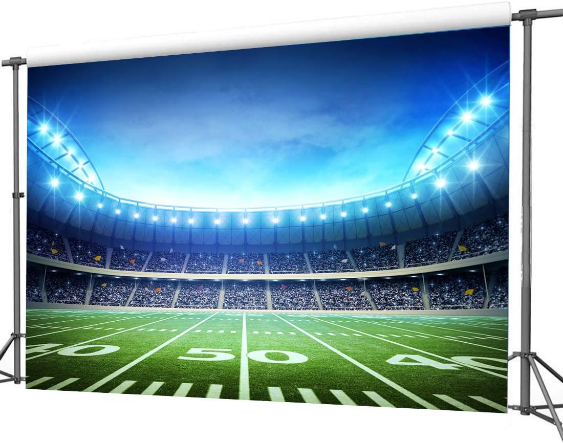 Super Bowl Sport Theme Party Decorations Football Backdrop Background for Tailga