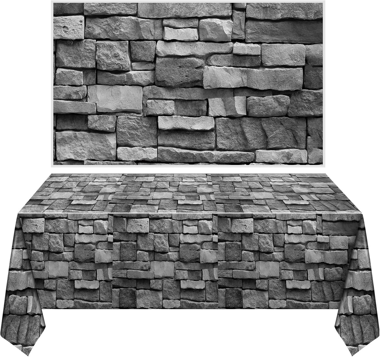 Brick Wall Backdrop Medieval Castle Stone Party Decor Large Vivid Halloween W…
