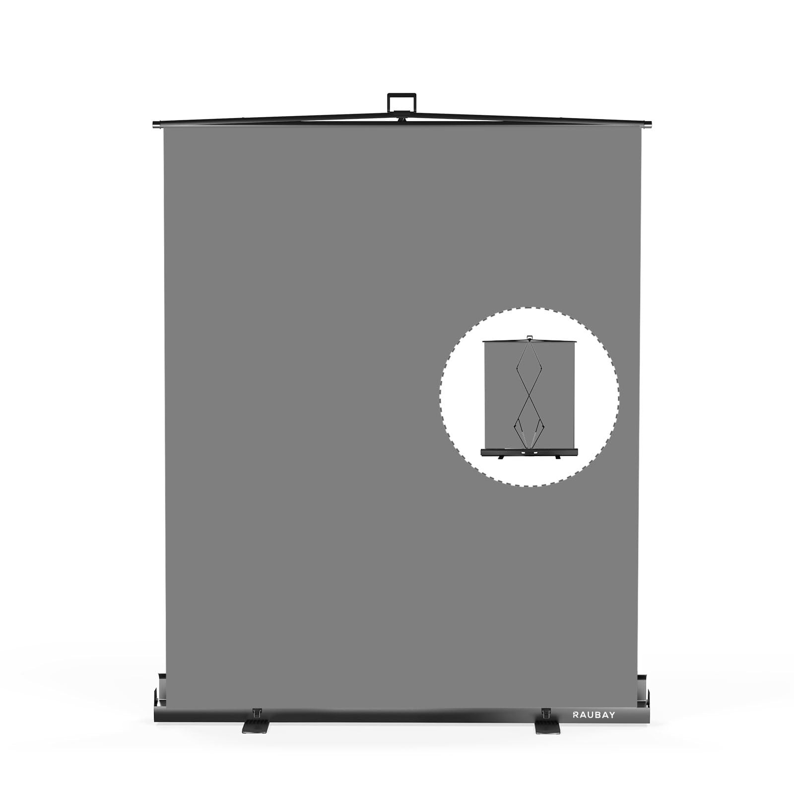 【Easy Set-Up】 RAUBAY 59.8 x 82.7in Collapsible Standard (59.8 x 82.7in), Grey
