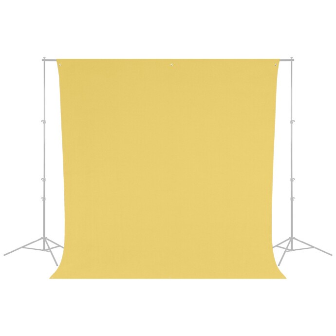 Westcott Wrinkle-Resistant Backdrop – Canary Yellow (9ft x 10ft)
