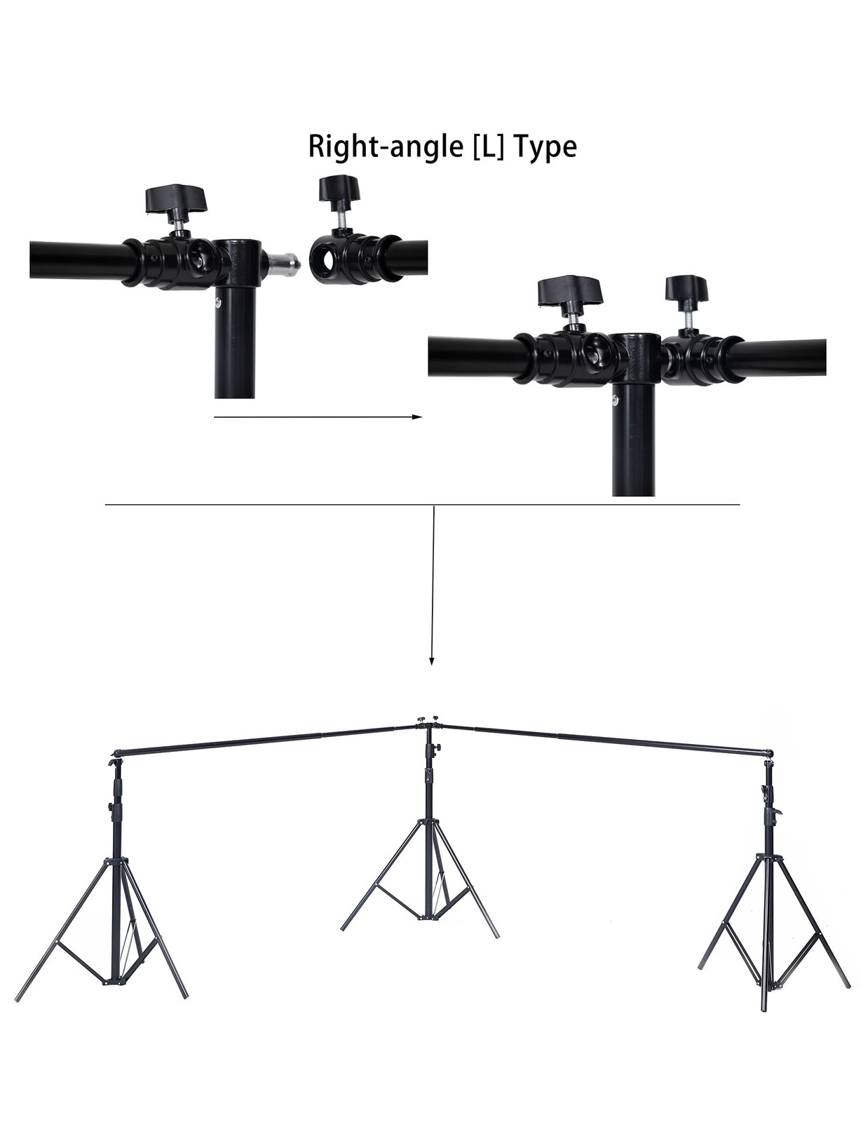 Kate 10x20ft (3x6m) Photography Backdrop Frame Stand for Room Set Adjustable …
