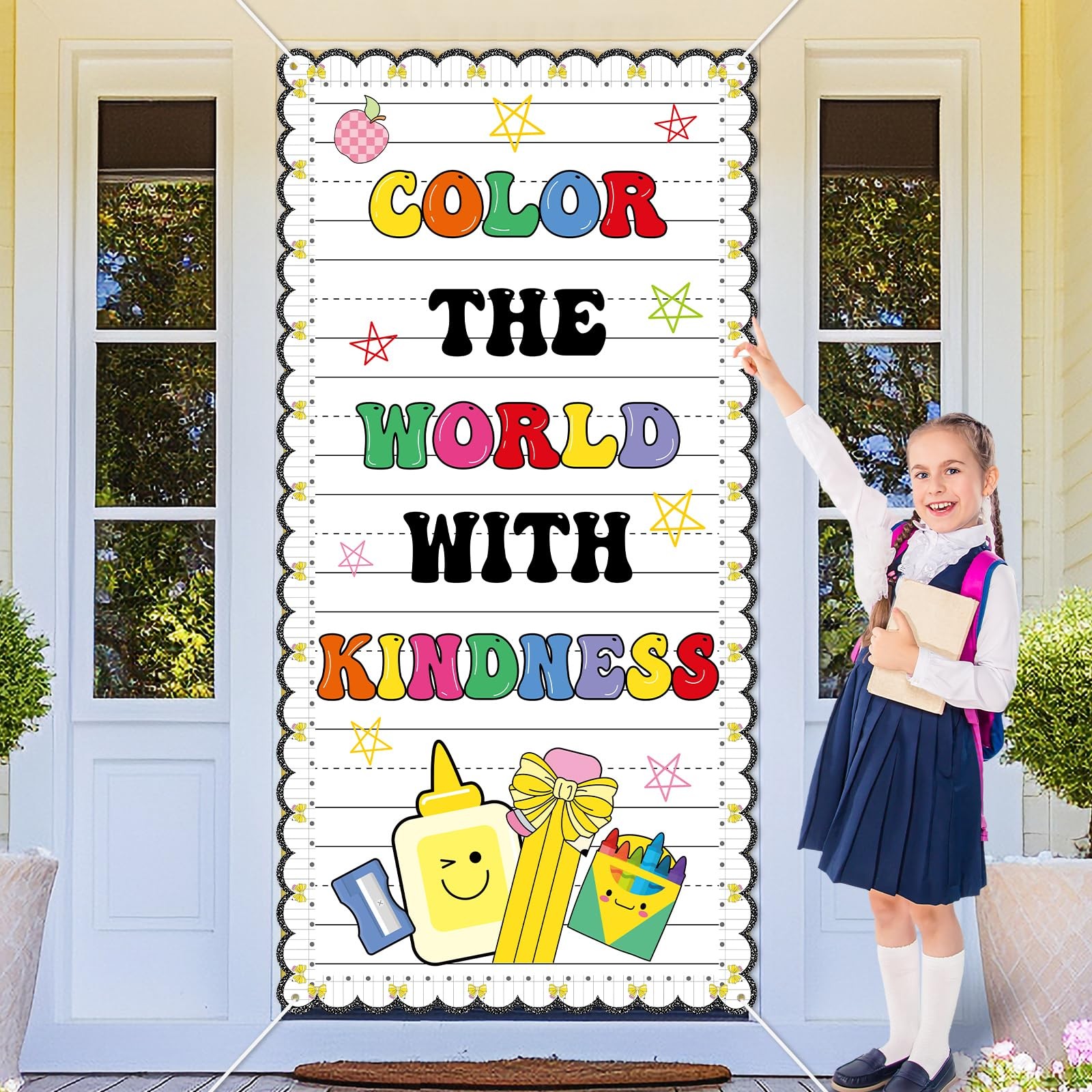 Composition Notebooks Line Classroom Decor Pencil Coquette Bow Line Paper Ban…