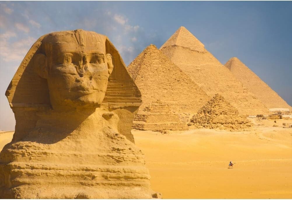 10x8ft Egyptian Pyramids Backdrop for Photography Ancient Egypt Sphinx studio