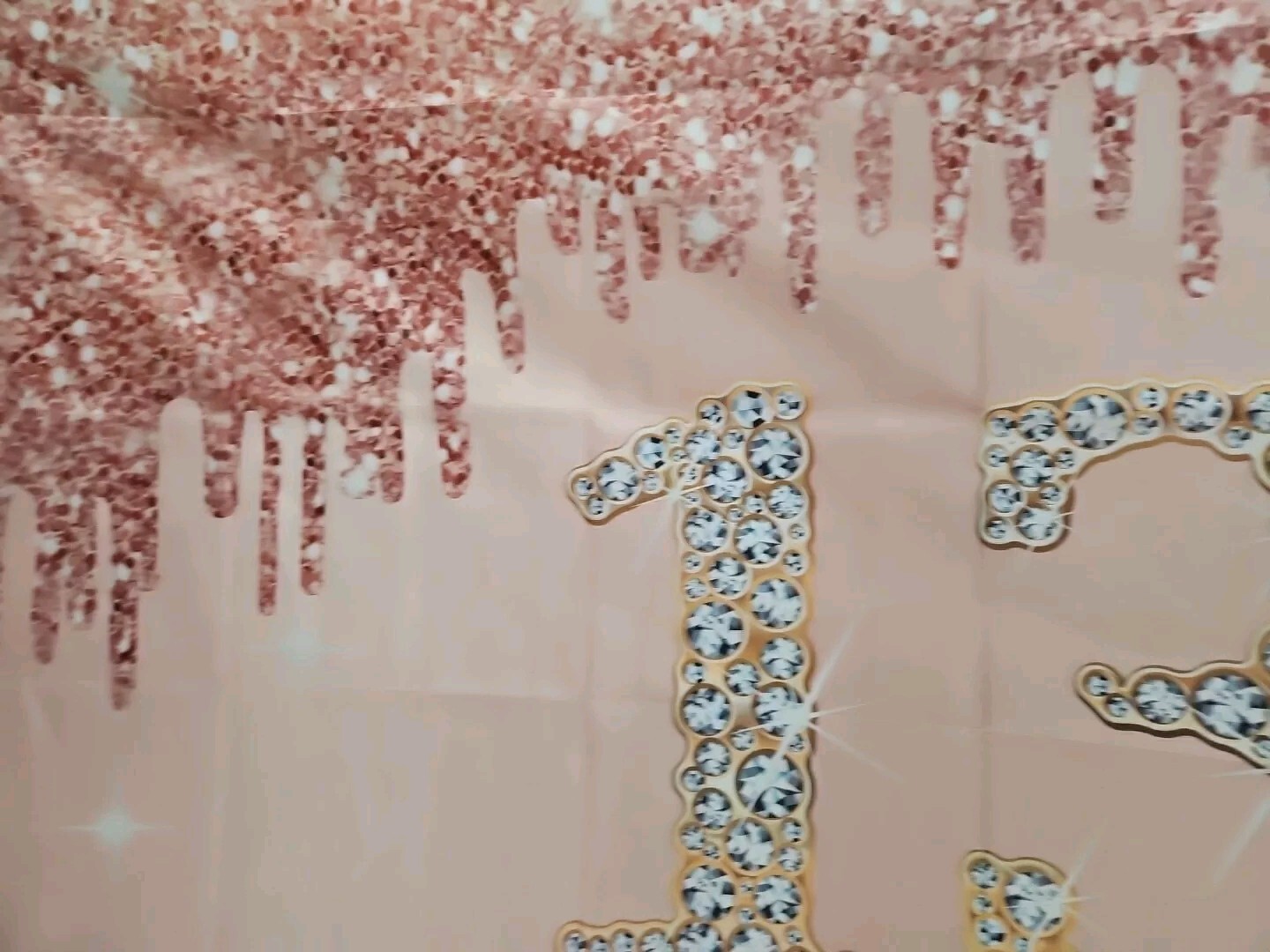 Happy 13th Birthday Banner Backdrop Decorations for Girls 43″x6′