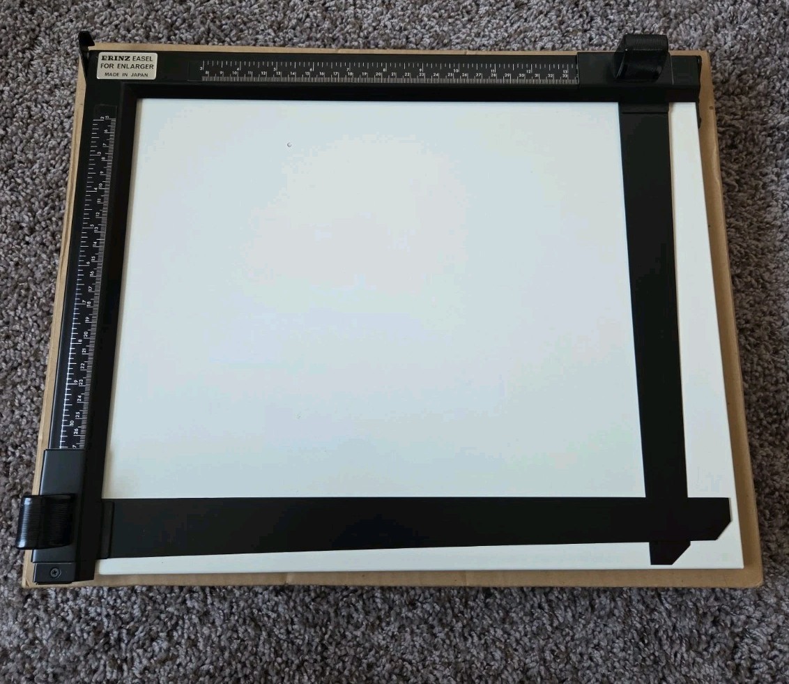 Prinz Vintage Darkroom Photo Printing Easel For Enlarger 11×14 Made In Japan