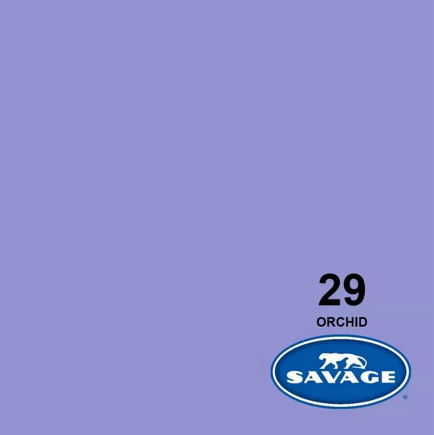 Savage Seamless Paper Backdrop Roll, Orchid #29 Purple Background 53″x12 yards
