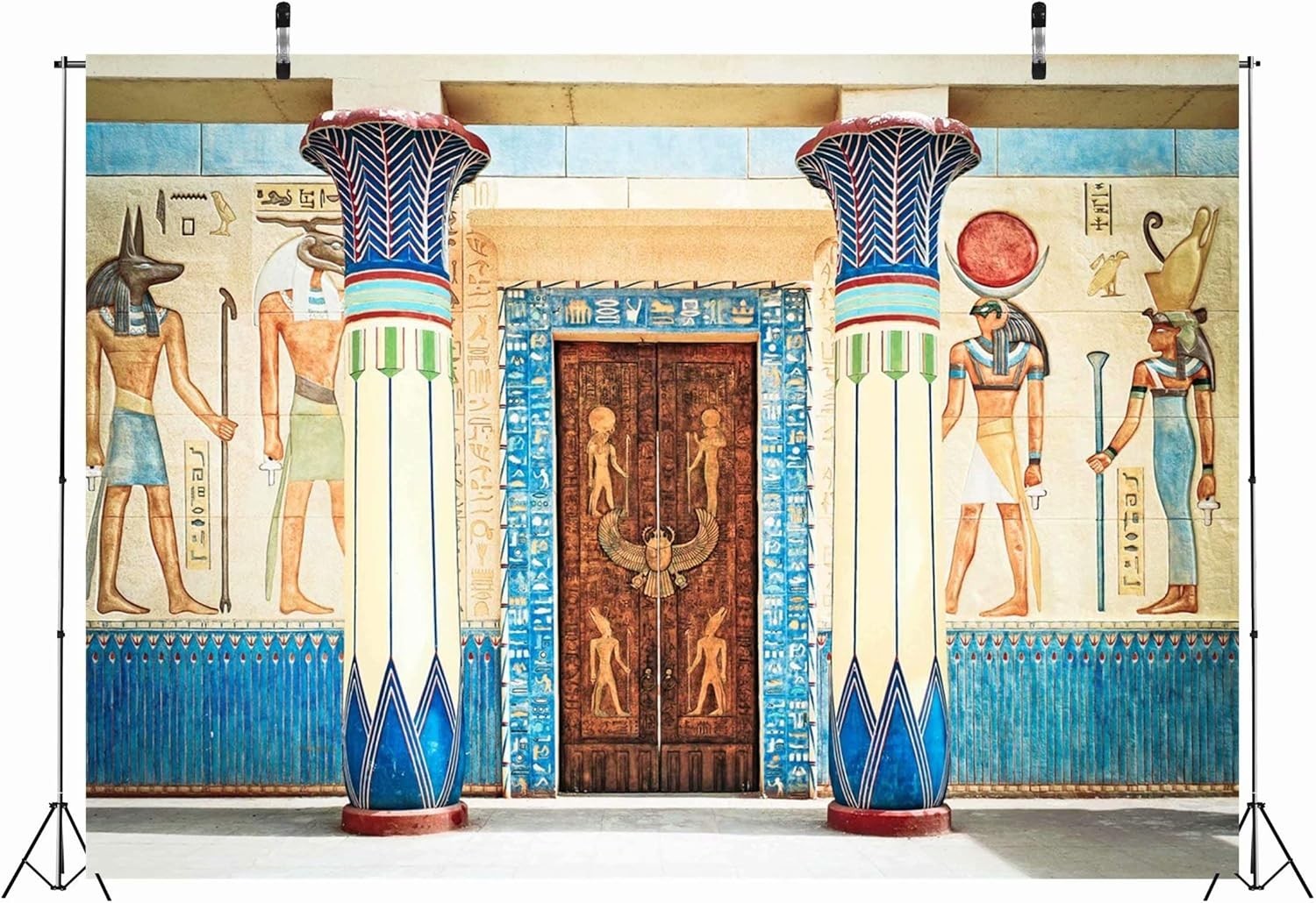 Polyester 5x3ft Egyptian-Themed Backdrop – Ideal for Portraits & Celebrations