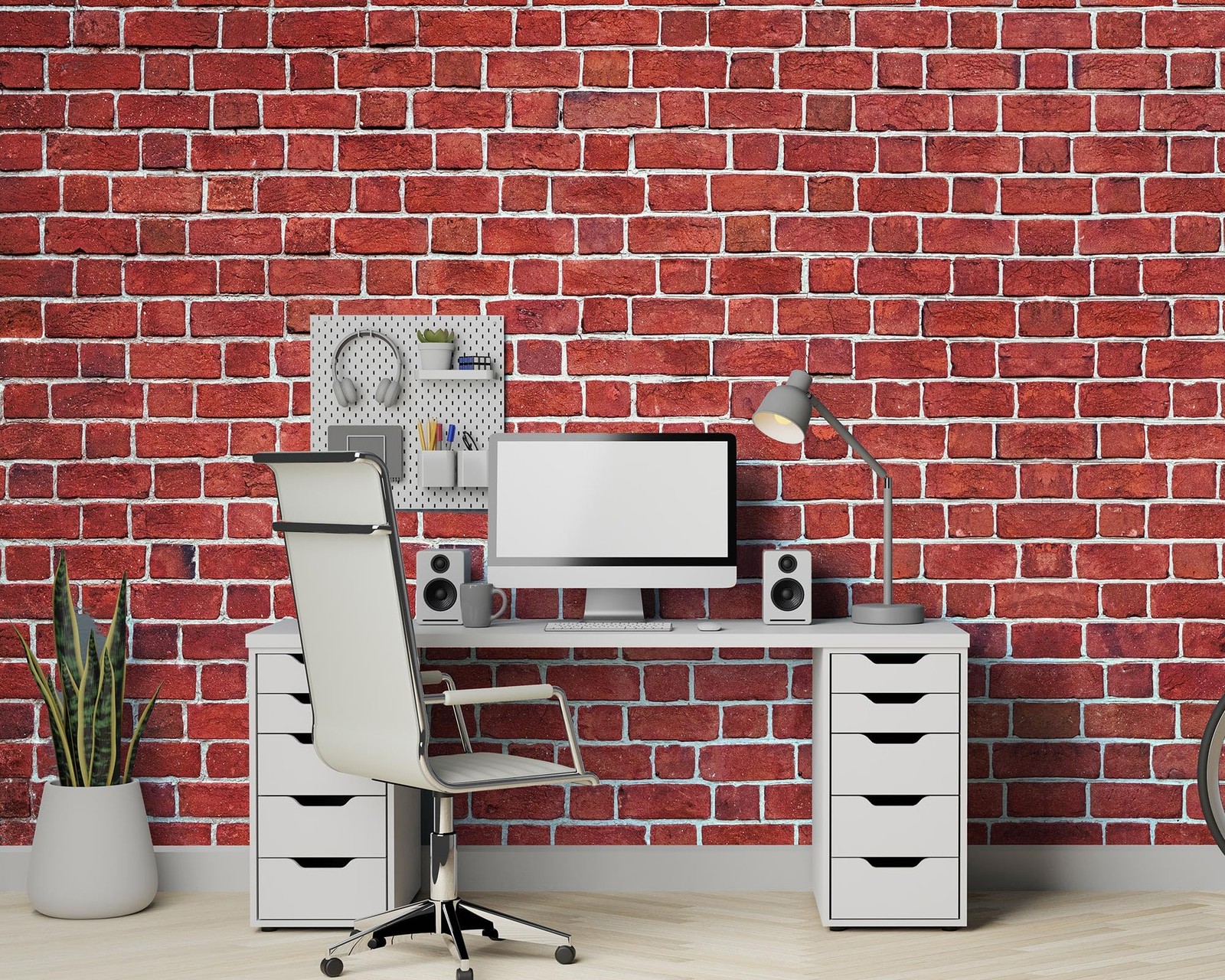 10x8ft Brick Wall Backdrop for Photography Red Brick Party Background