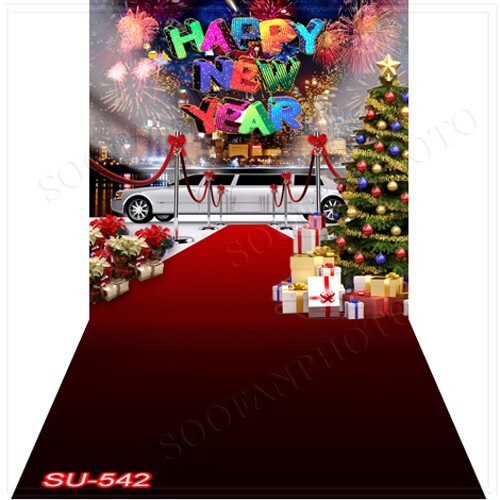 10’x20′ CP Christmas Season Scenic Microfiber Fabric background backdrop SU542