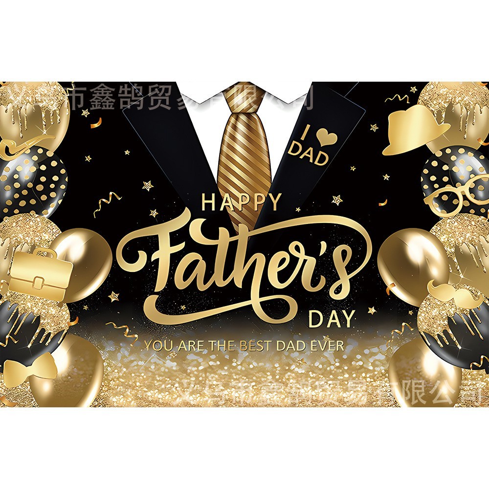 Happy Father’s Day Backdrop Banner Feliz Dia Del Padre Party Photo Background