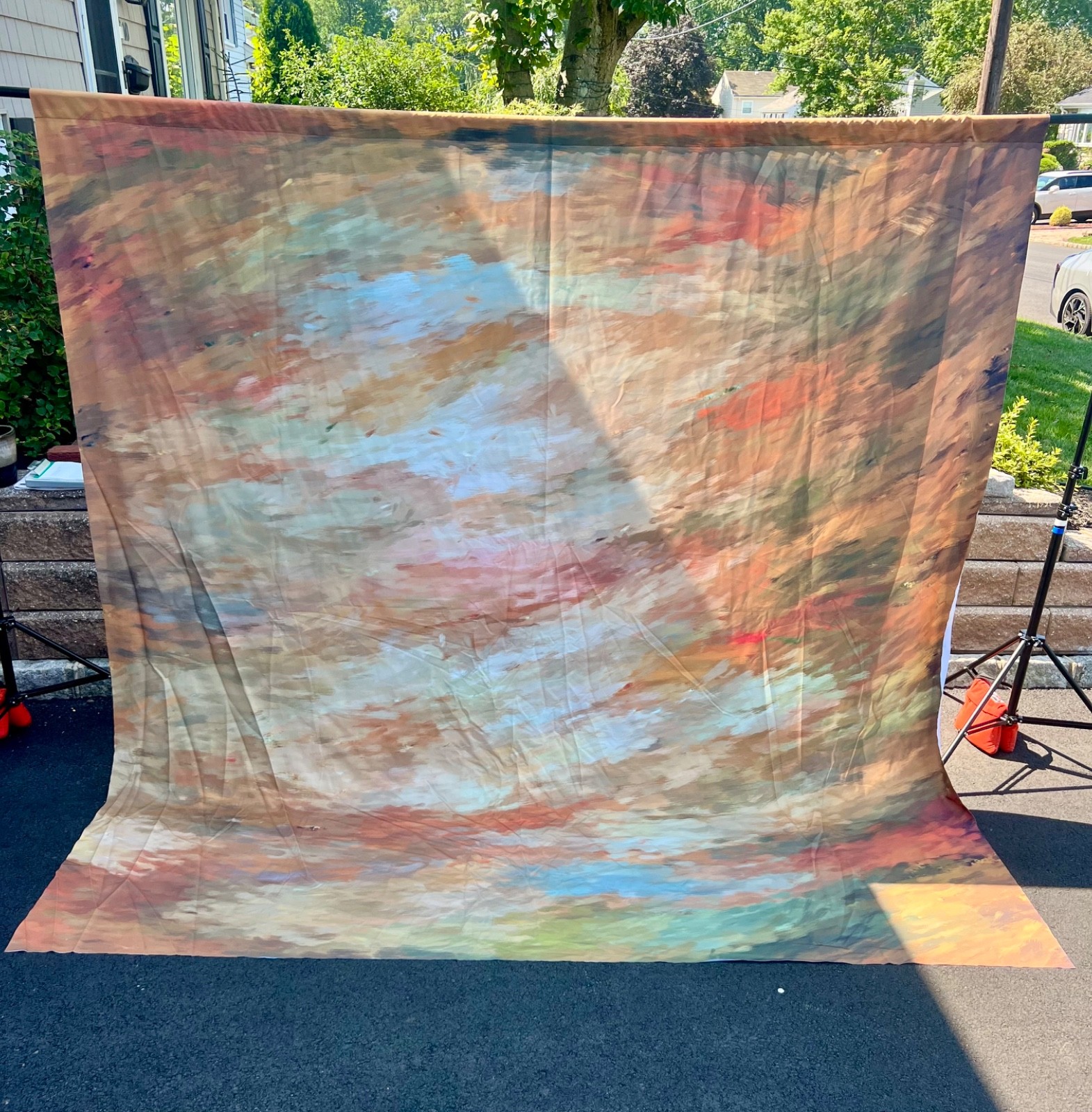 Photography Background-Brown/Tan multi color pattern
