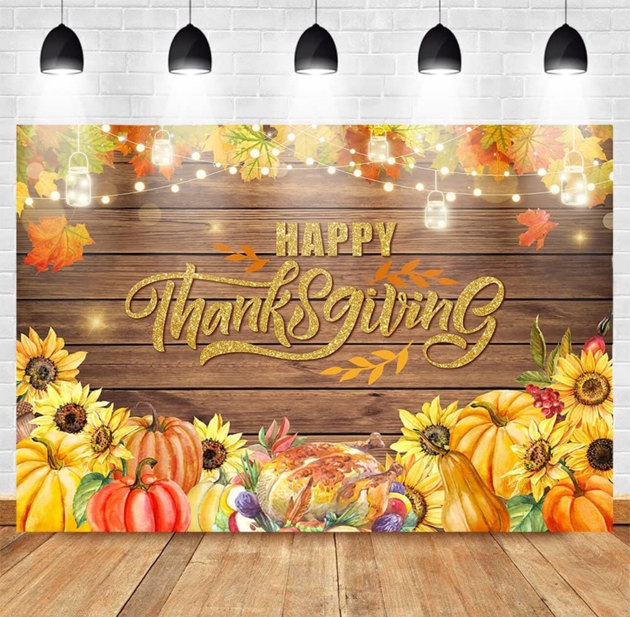 7×5 Backdrop Thanksgiving New 📦
