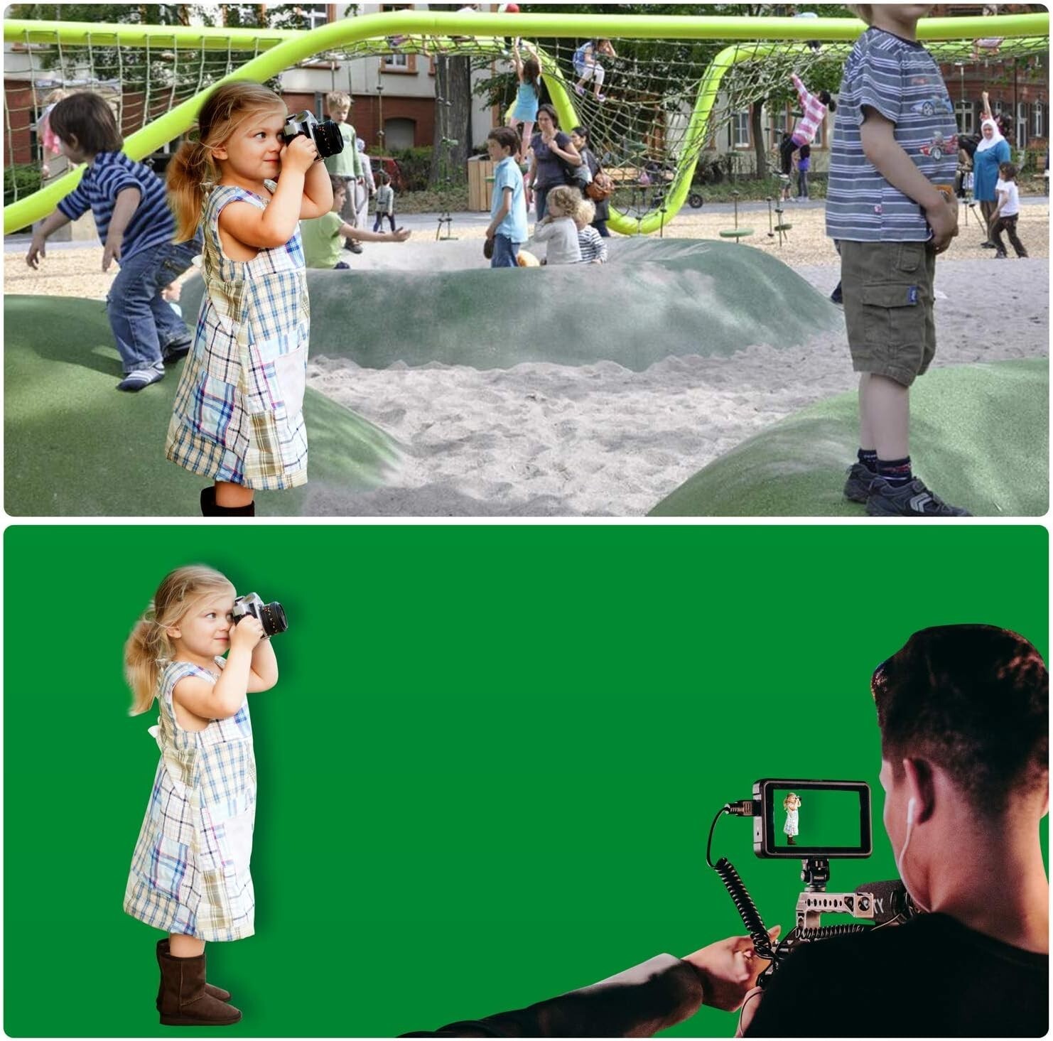 Green Screen Backdrop, 10 x 20 FT Photography Greenscreen Background for Stre…