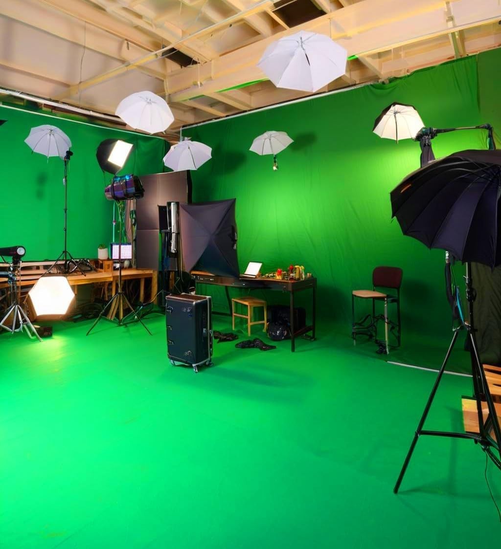 10×20 ft Premium Green Screen Backdrop for Professional Photography & Streaming