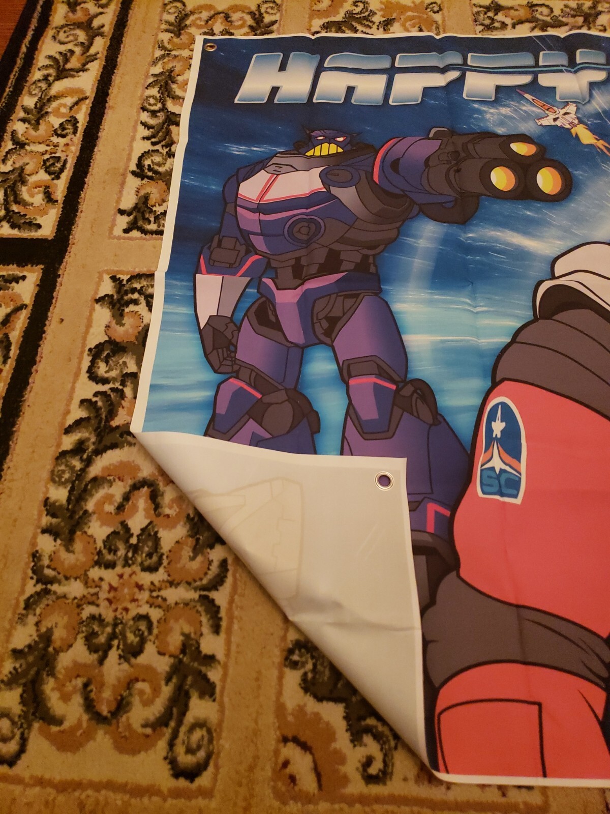 Buzz Lightyear Happy Birthday Backdrop Banner Party Supplies Decor 5x3ft
