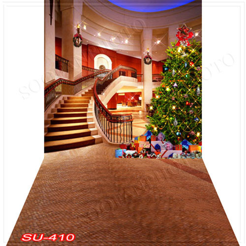 Christmas10’x20’Computer/Digital Vinyl Scenic Photo Backdrop Background SU410B88