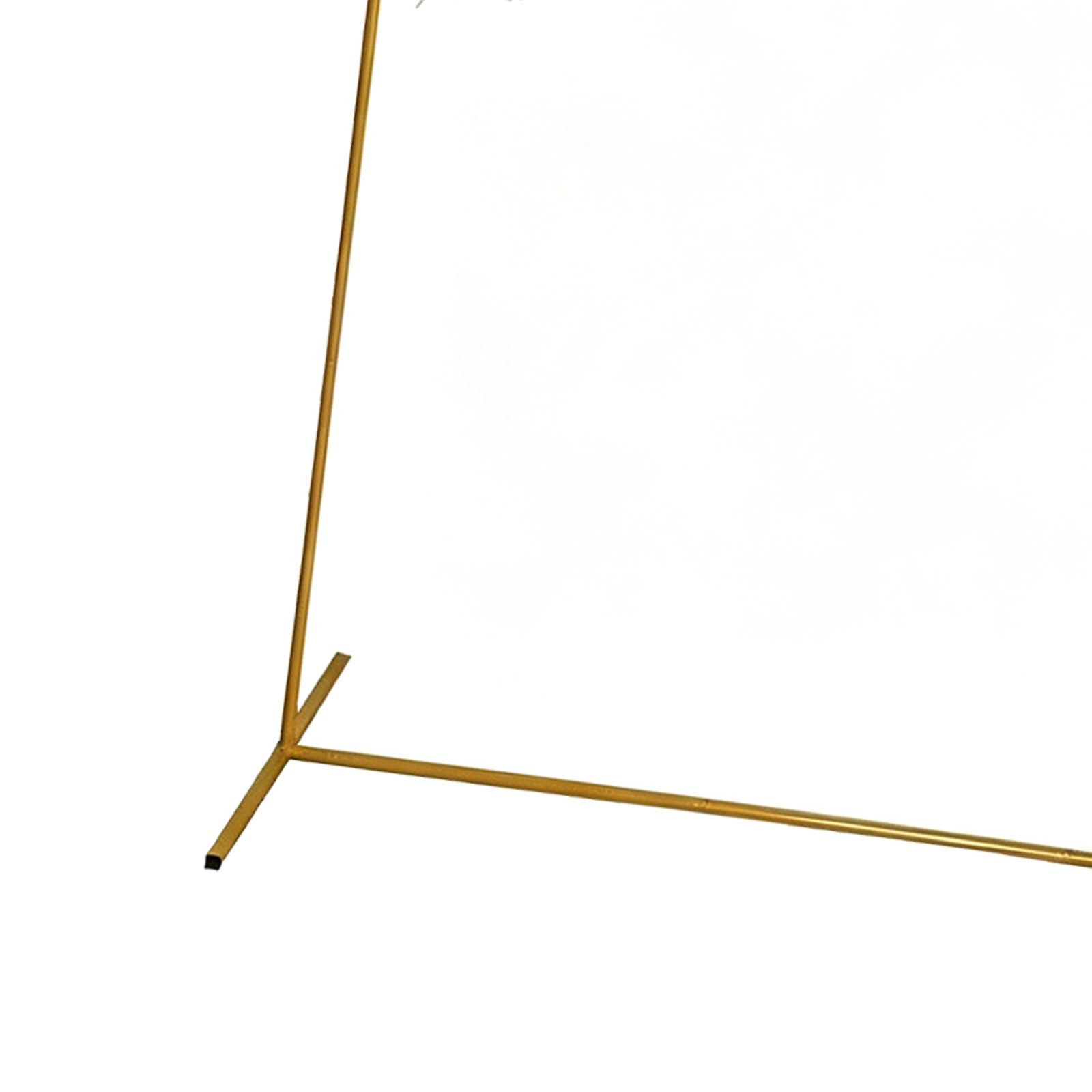 Holiday Party Gold Arch, Lightweight Support for Photo Backdrops & Table Decor