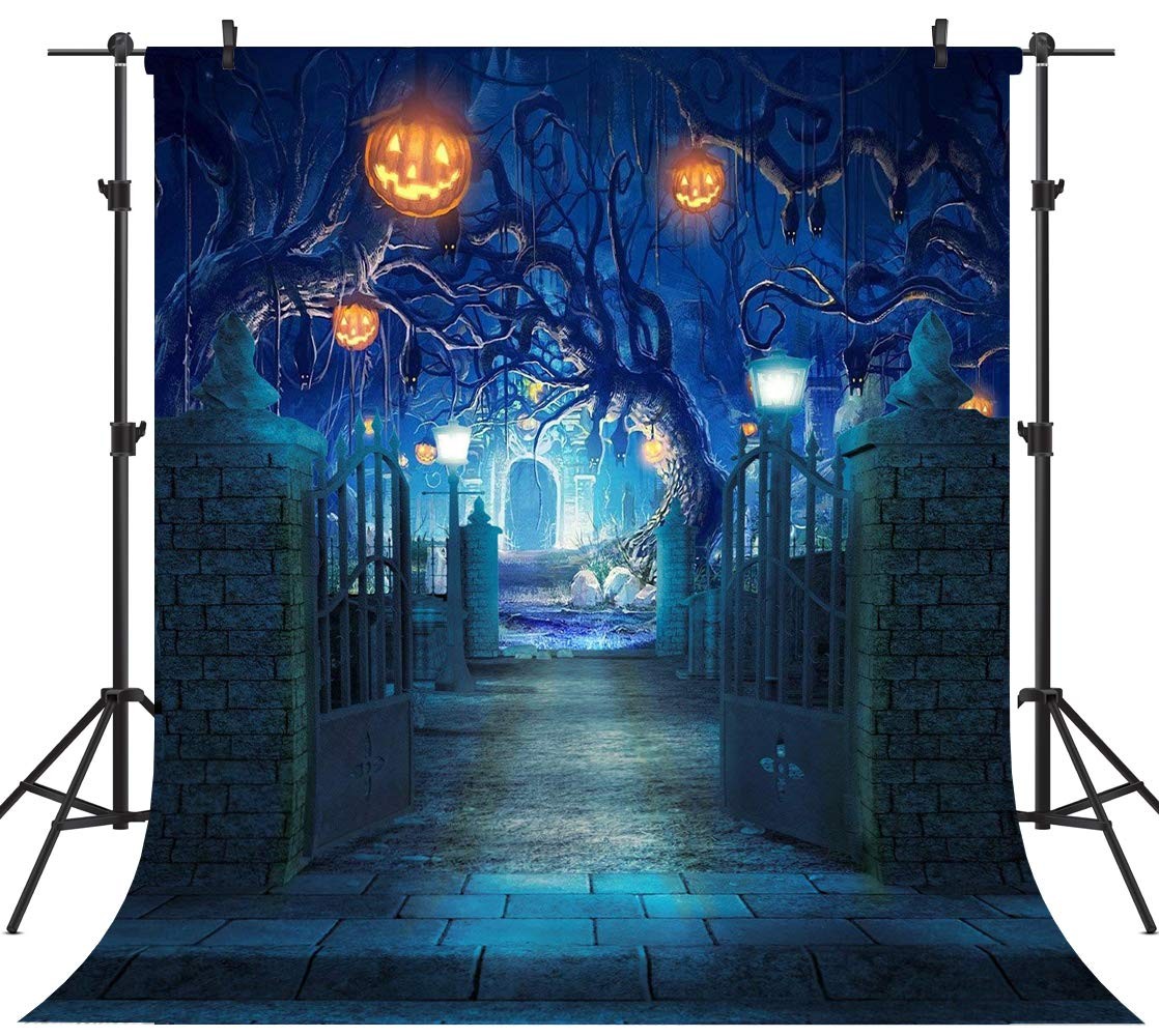 8×8 FT Halloween Theme Pictorial Cloth Seamless Photo Backdrop Prop TP263B