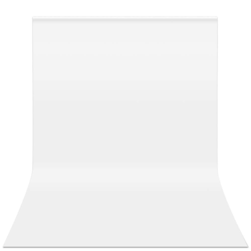White Backdrop for Photoshoot, 10×20 ft Large Photo Backdrop Curtain for Phot…