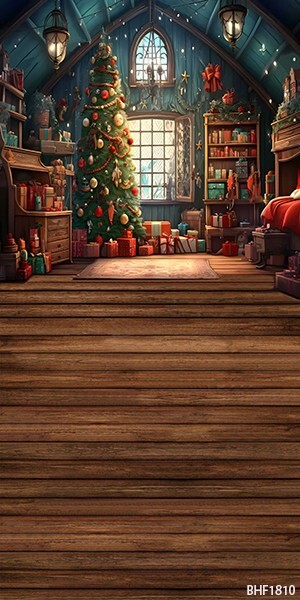 10’x20′ CP Christmas Season Scenic Microfiber Fabric background backdrop BHF1810