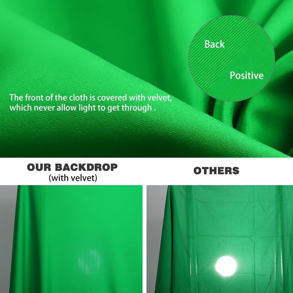 10X20ft Large Green Screen Backdrop for Photography, Large, 10x20ft