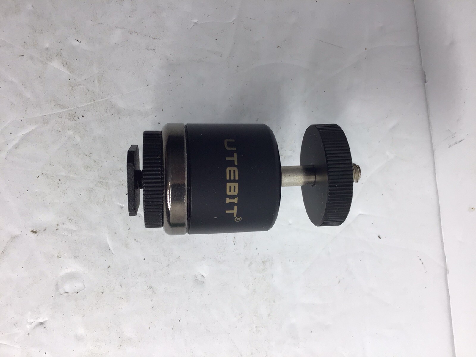 Utebit Ball Head with 1/4″ Hotshoe Camera Mount Adapter 360 Degree Rotation New