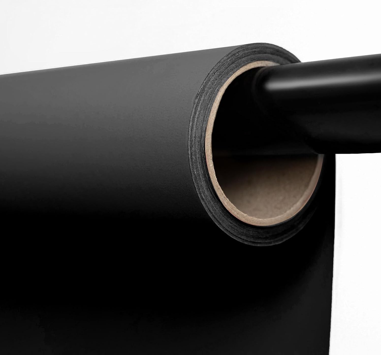 Seamless Paper Backdrop Black Seamless Backdrop Paper Rolls (53”x32.8′ Jet)