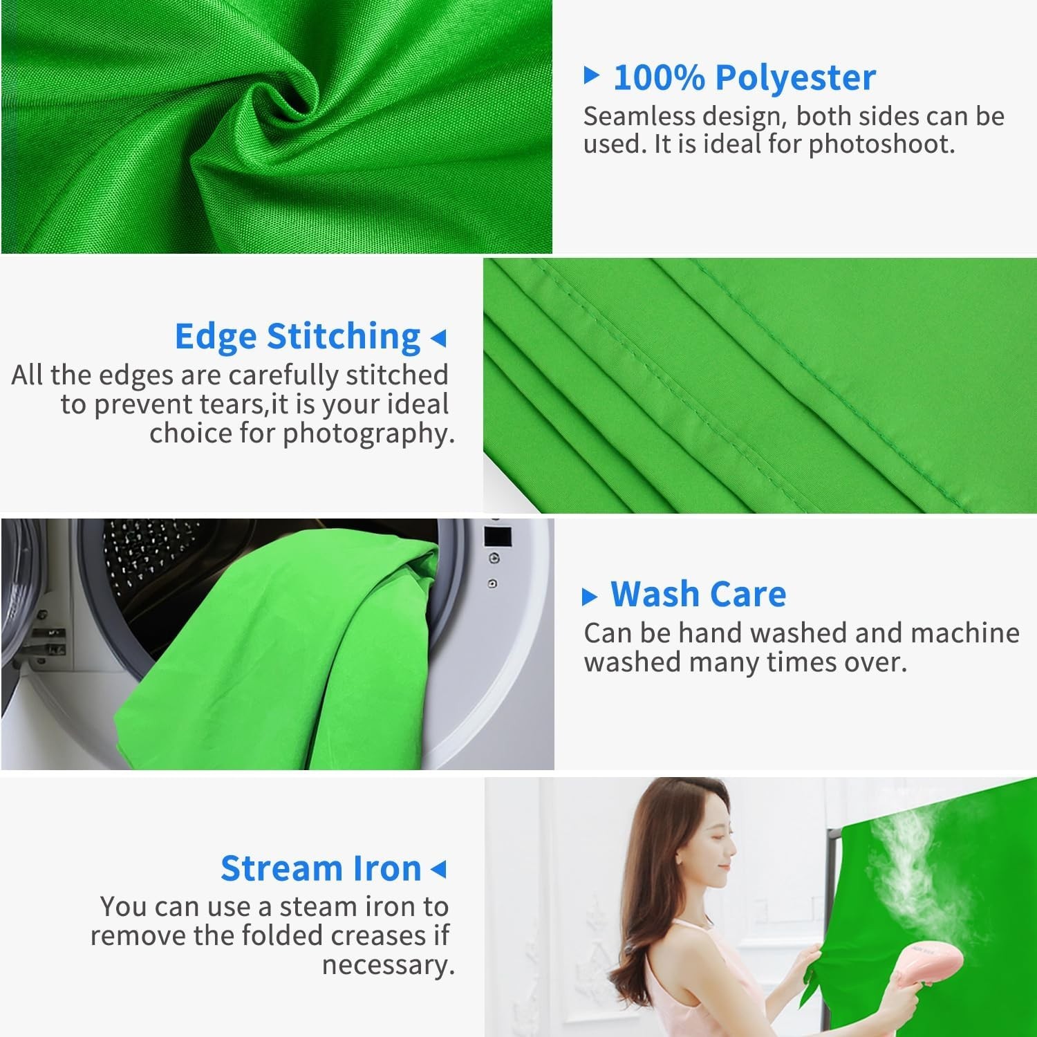 10×20 ft Premium Green Screen Backdrop for Professional Photography & Streaming