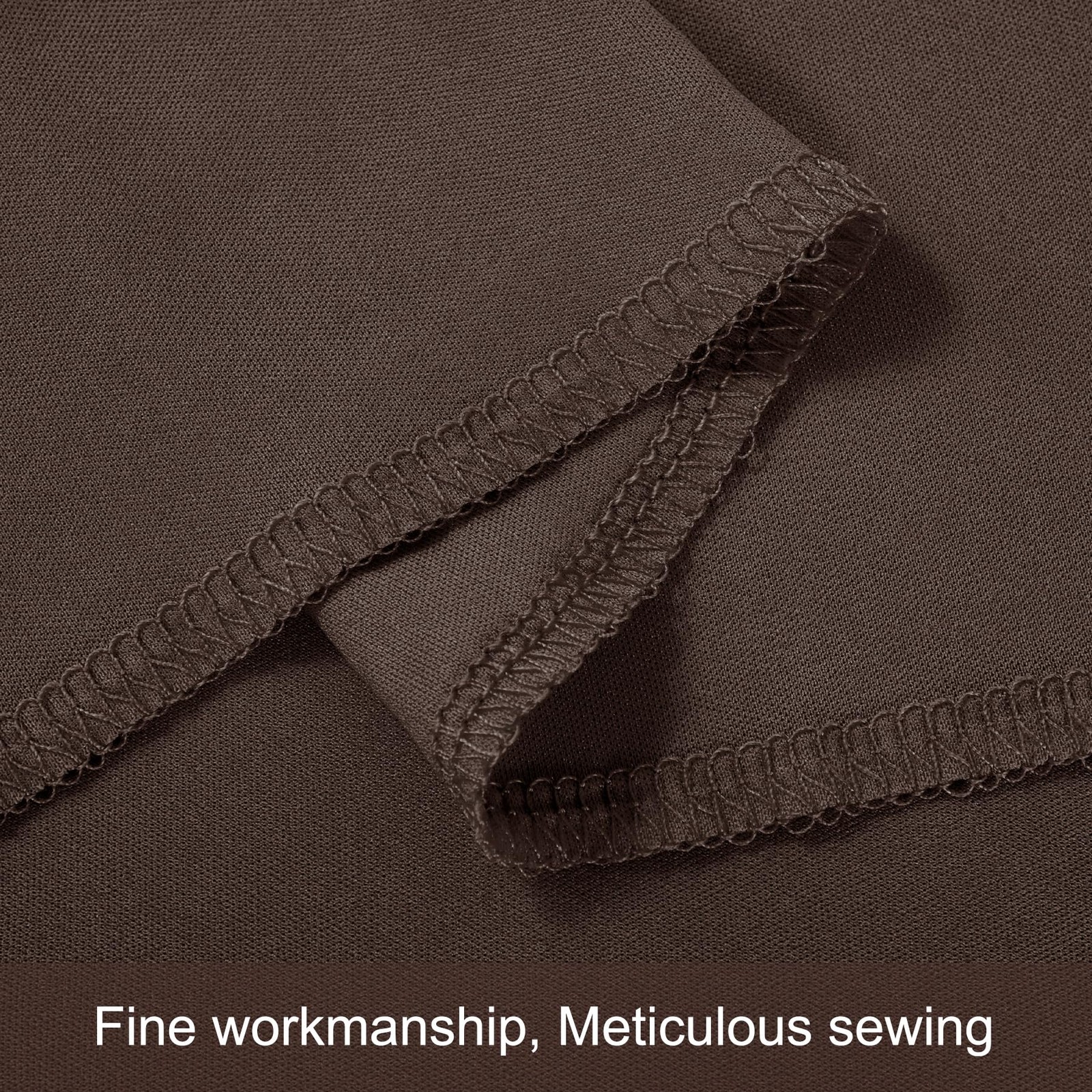 8 Panels Brown Backdrop Curtains for Wedding 5′(W) x 12′(H), 8 panels,