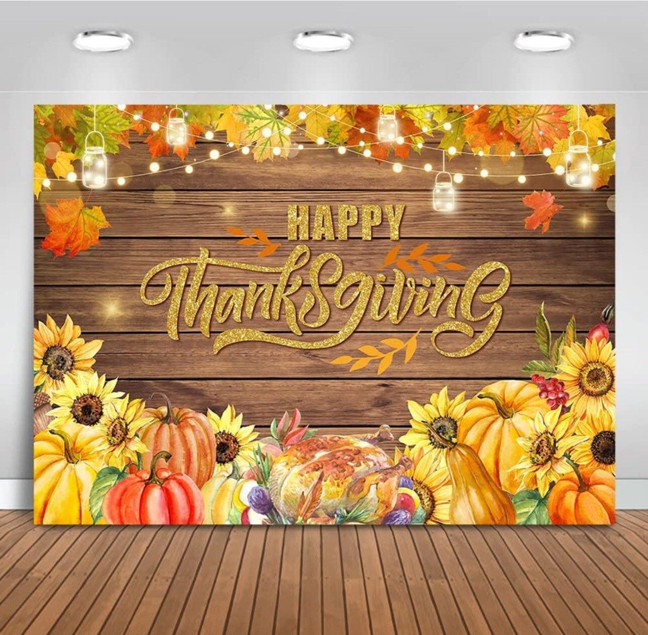 7×5 Backdrop Thanksgiving New 📦