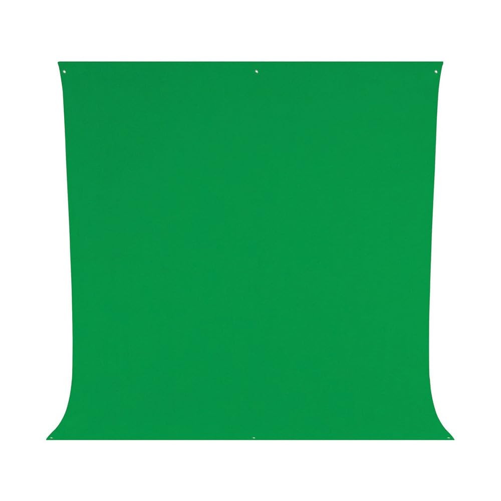 Westcott Wrinkle-Resistant 9′ x 10′ (2.75 x 3.05m) x 10′, Chroma-Key Green