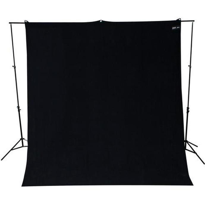Westcott 9×10 Ft Rich Black Matte Heavy Duty Wrinkle Resistant BackDrop