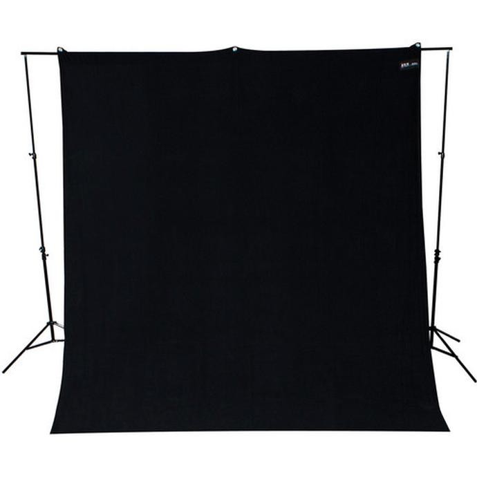 Westcott 9×10 Ft Rich Black Matte Heavy Duty Wrinkle Resistant BackDrop